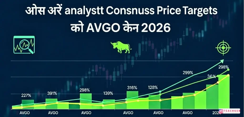 What are analyst consensus price targets for AVGO in 2026